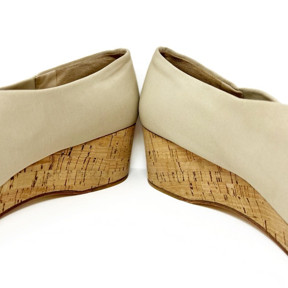 Eileen Fisher Platform Cork Wedge Sandals - Picture 5 of 12